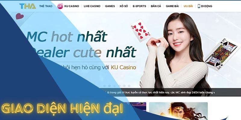 Thiết kế giao diện nhà cái ấn tượng và linh hoạt 